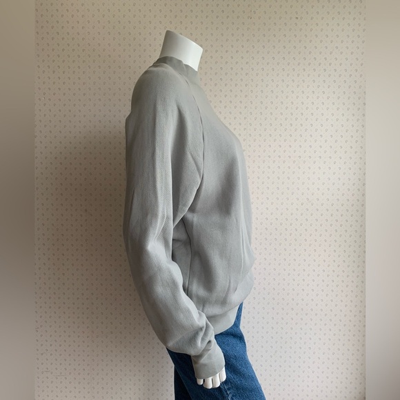 Les Tien Heavyweight Mock Neck Raglan sz Small PW15 - Picture 4 of 9